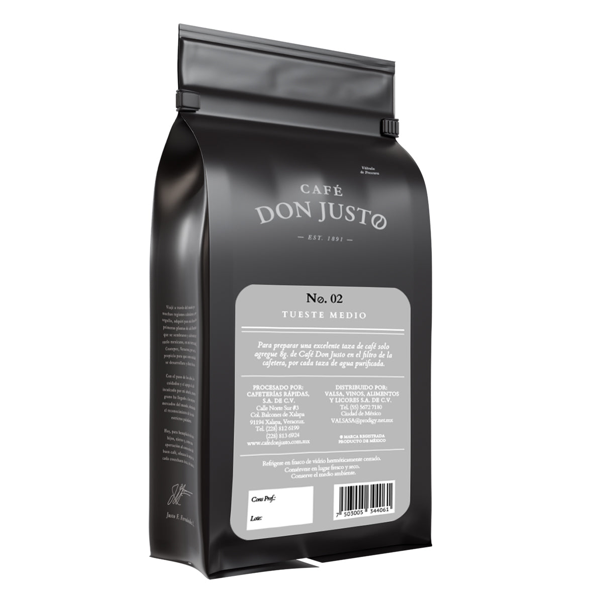 Café Don Justo No. 02 - Tueste Medio Oscuro