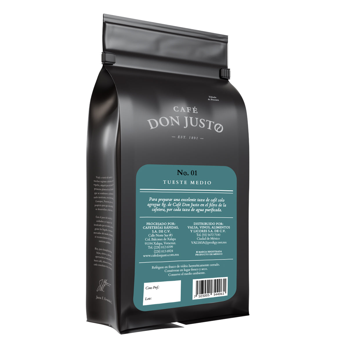 Café Don Justo No. 01 - Tueste Americano Claro