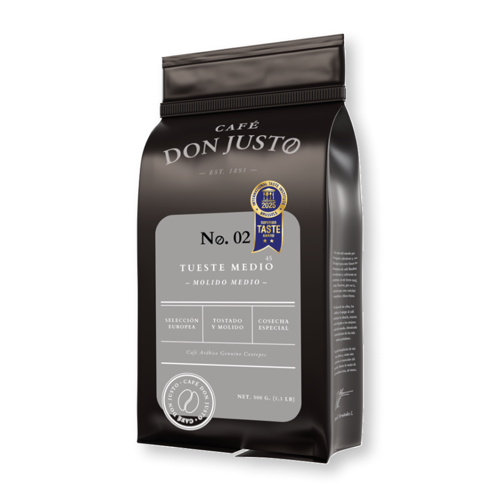 Café Don Justo 02 Tueste Medio 500 gr