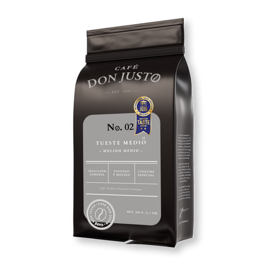 Café Don Justo 02 Tueste Medio 500 gr