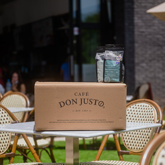 Café Don Justo Mayoreo | 18 Bolsas 1/2 kg | Tueste Medio o Americano
