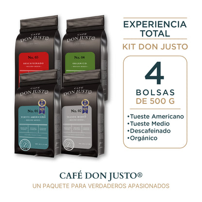 Experiencia El Trianon - Kit Completo Café Don Justo 500 gr
