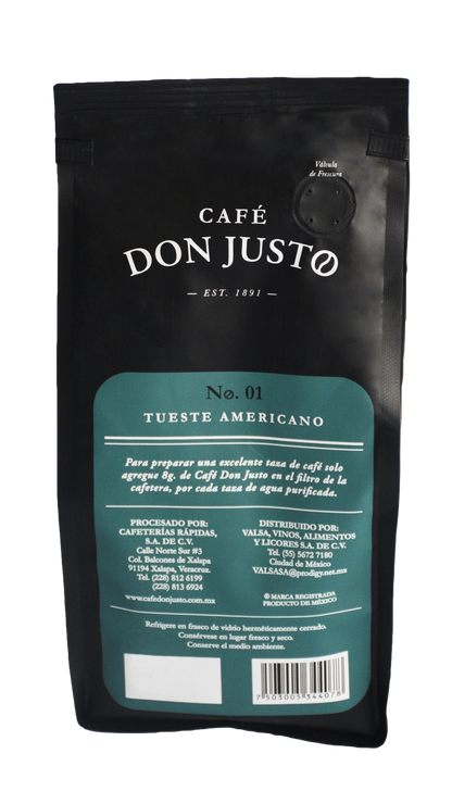 Café Don Justo No. 01 - Tueste Americano Claro